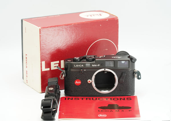 SPECIAL OFFER ! Leica M4-P body, black, with box & strap, MINT CONDITION