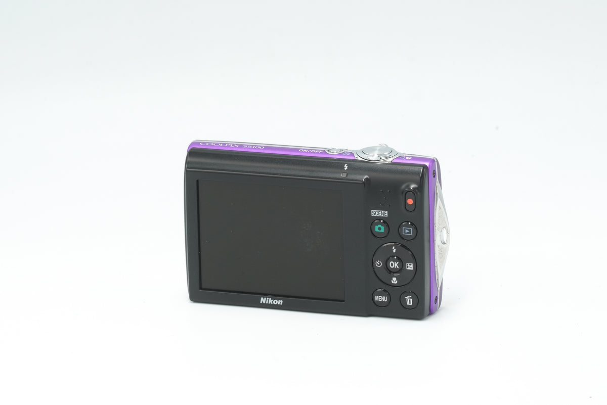 NIKON COOLPIX S5100 12MP DIGITAL camera, purple