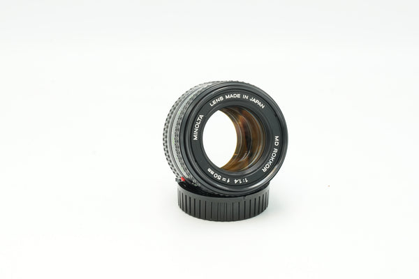 Minolta MD 50mm f1.4 fast portrait vintage lens