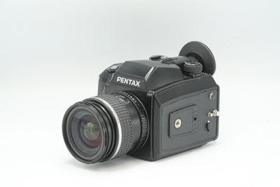 PENTAX 645N, FA45mm f2.8 lens & accessories, mint condition