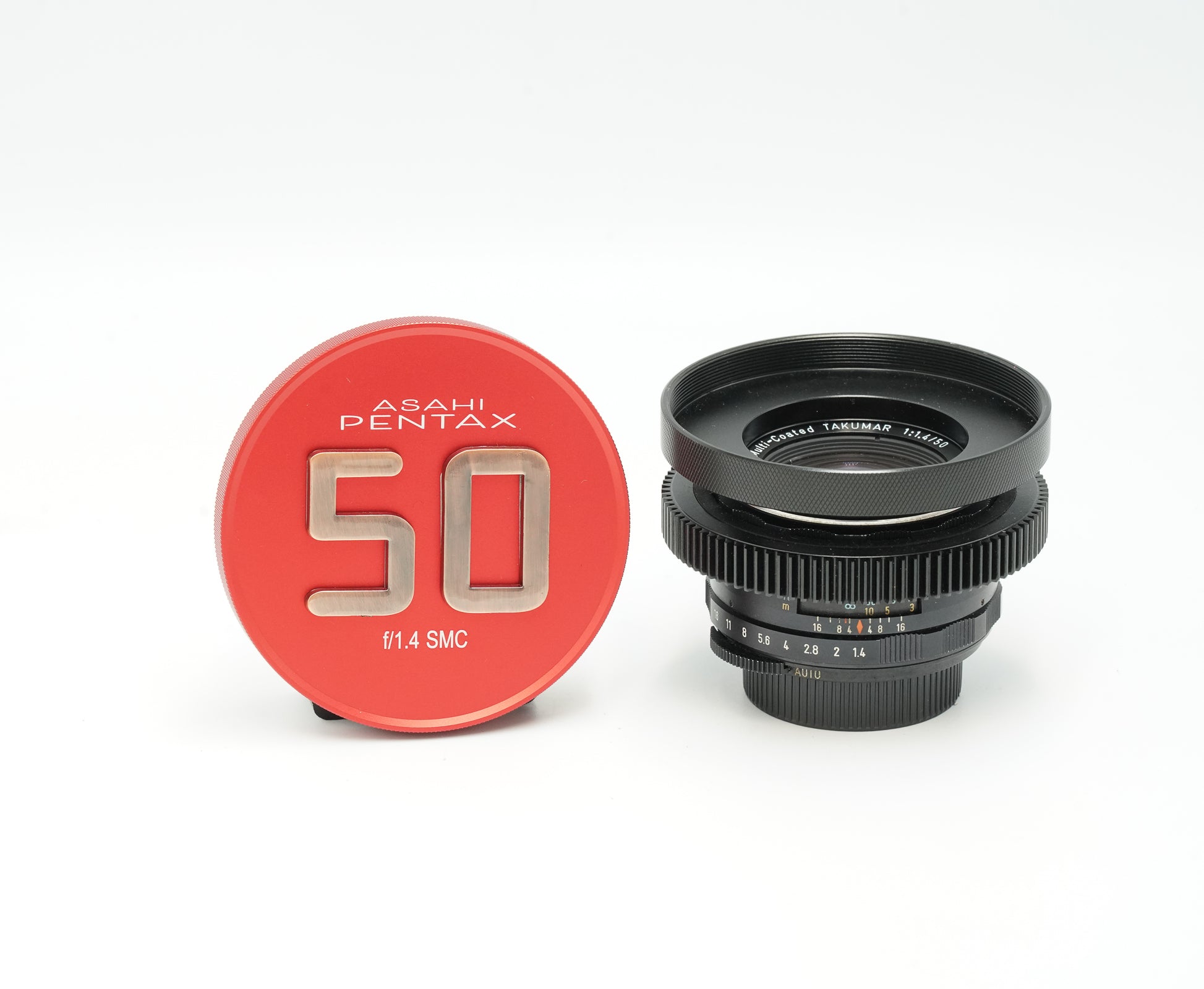 PENTAX TAKUMAR 6-lens CINE-modded set