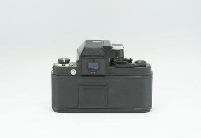 Nikon F2 Photomic black 35mm SLR, rear view