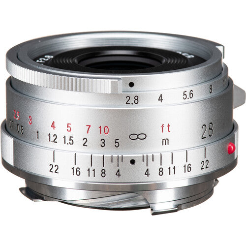 NEW RELEASE Voigtlander COLOR-SKOPAR 28mm f2.8 VM type II, silver, Leica M mount