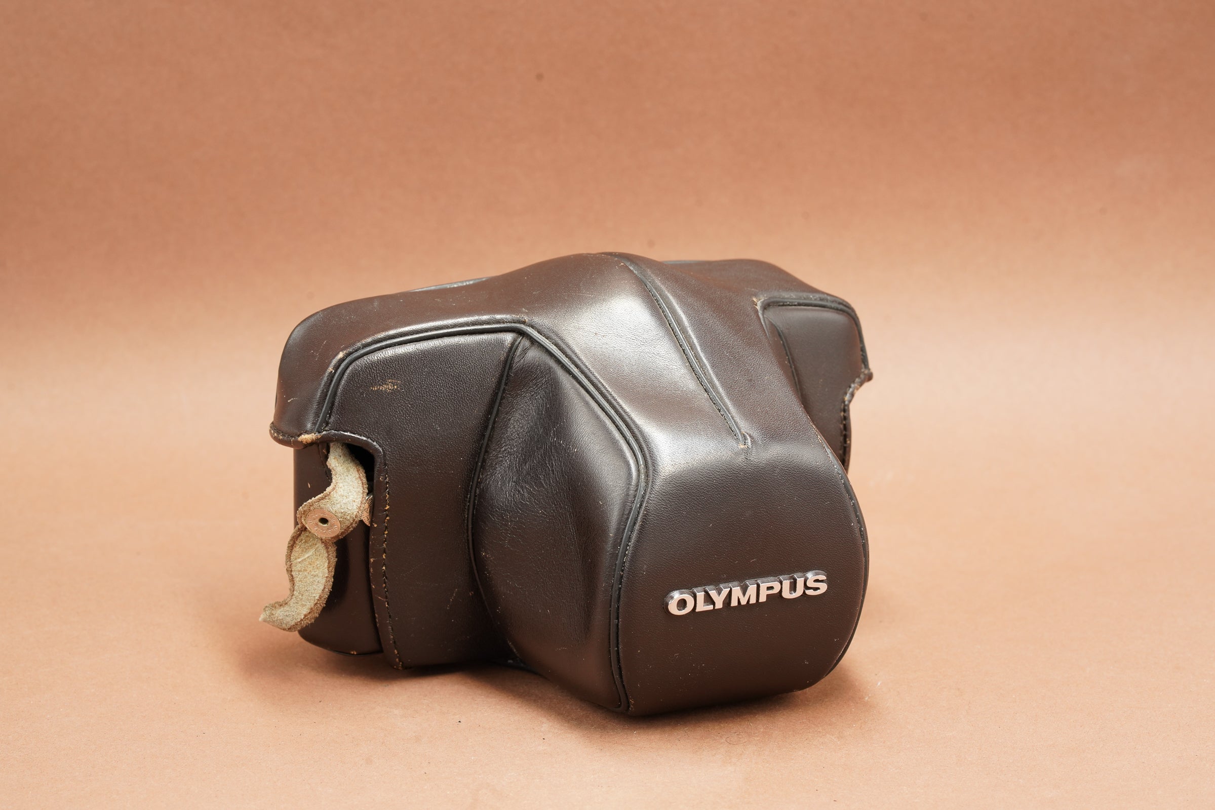LEATHER CASE for OLYMPUS film camera (Dark brown)
