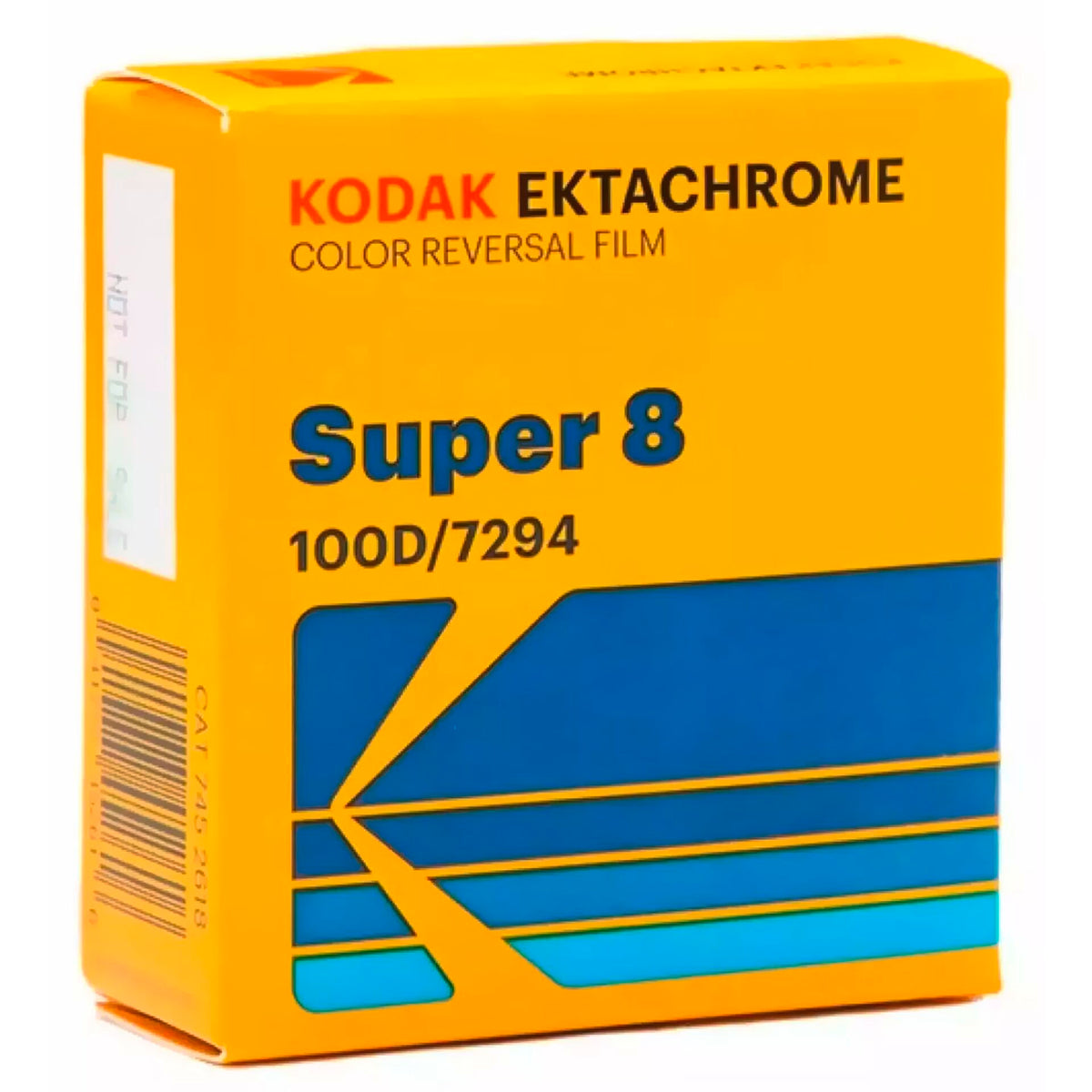 Kodak Ektachrome 100D 7294 Super 8 colour reversal film cartridge box