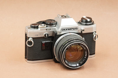 Olympus OM10, silver, with lens choice