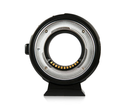 Viltrox EF-M1 adapter, rear view of the Micro Four Thirds mount