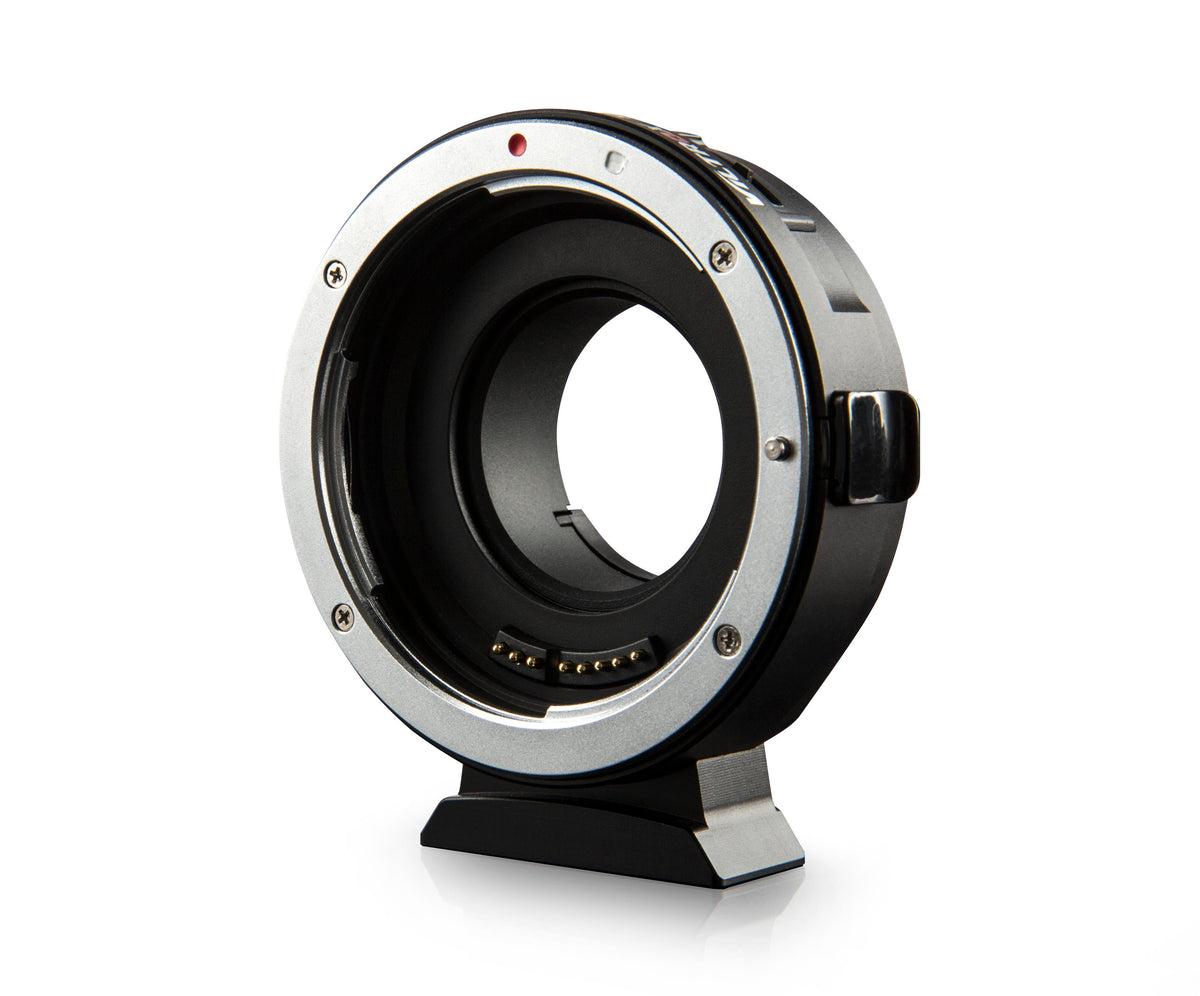 Viltrox EF-M1 autofocus adapter, Canon EF lens to Micro Four Thirds, EF mount side