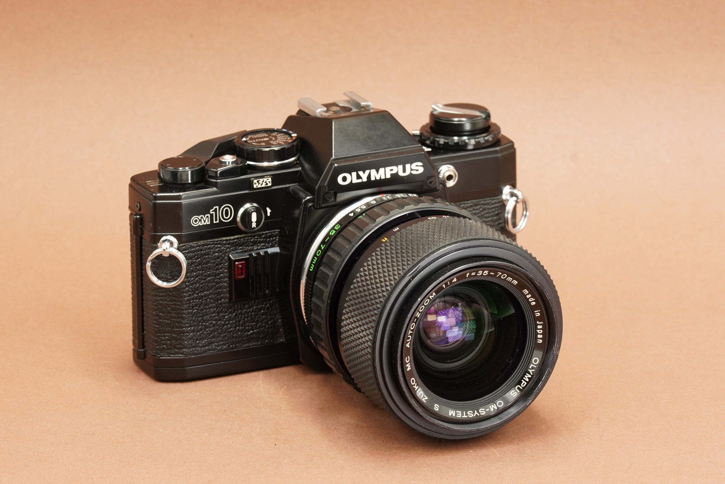 Olympus OM10, black, with lens choice