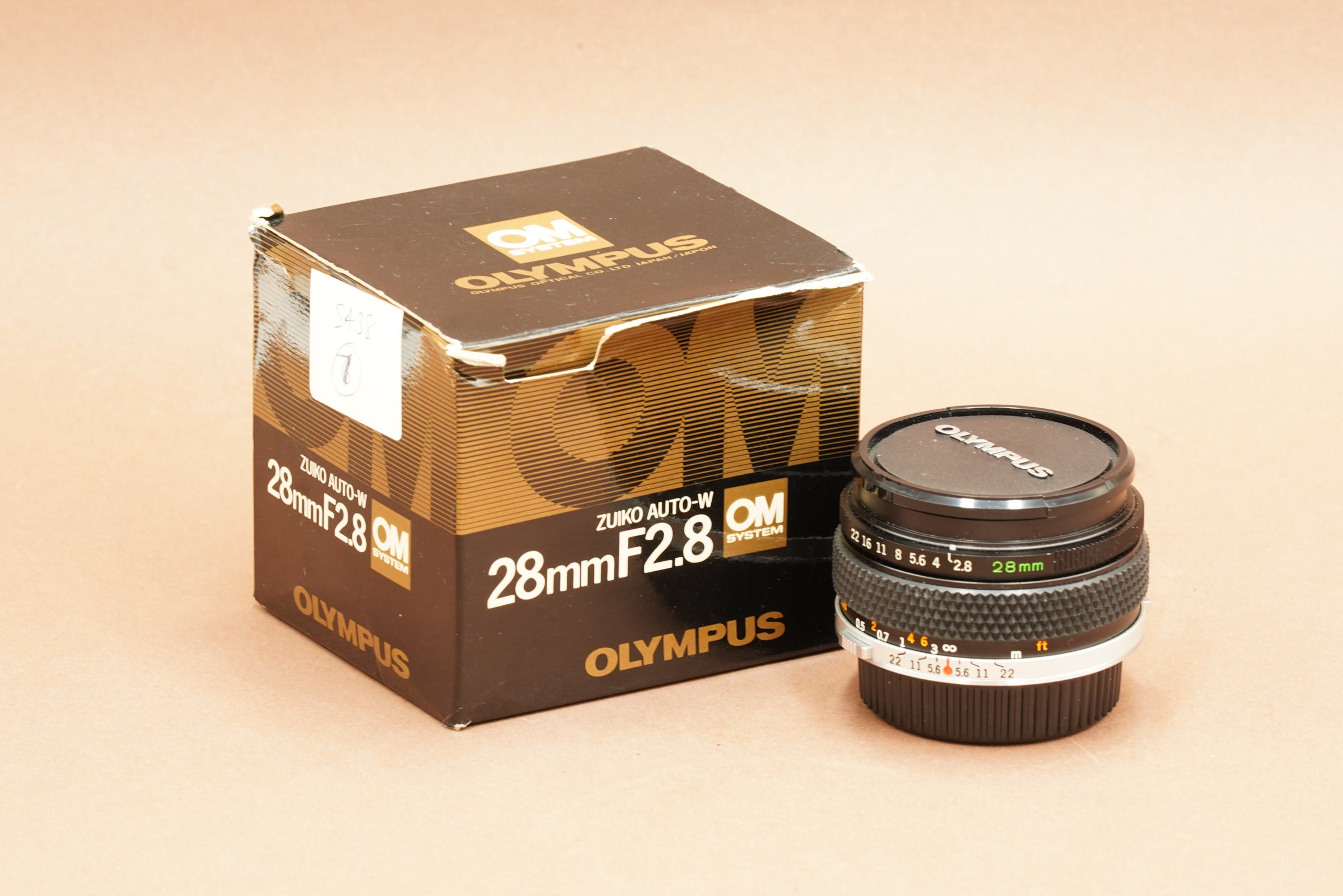 Olympus OM 28mm f2.8 with BOX