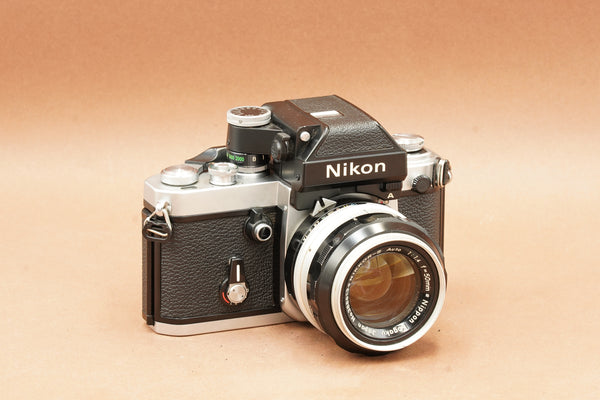 Nikon F2, silver, various lens options