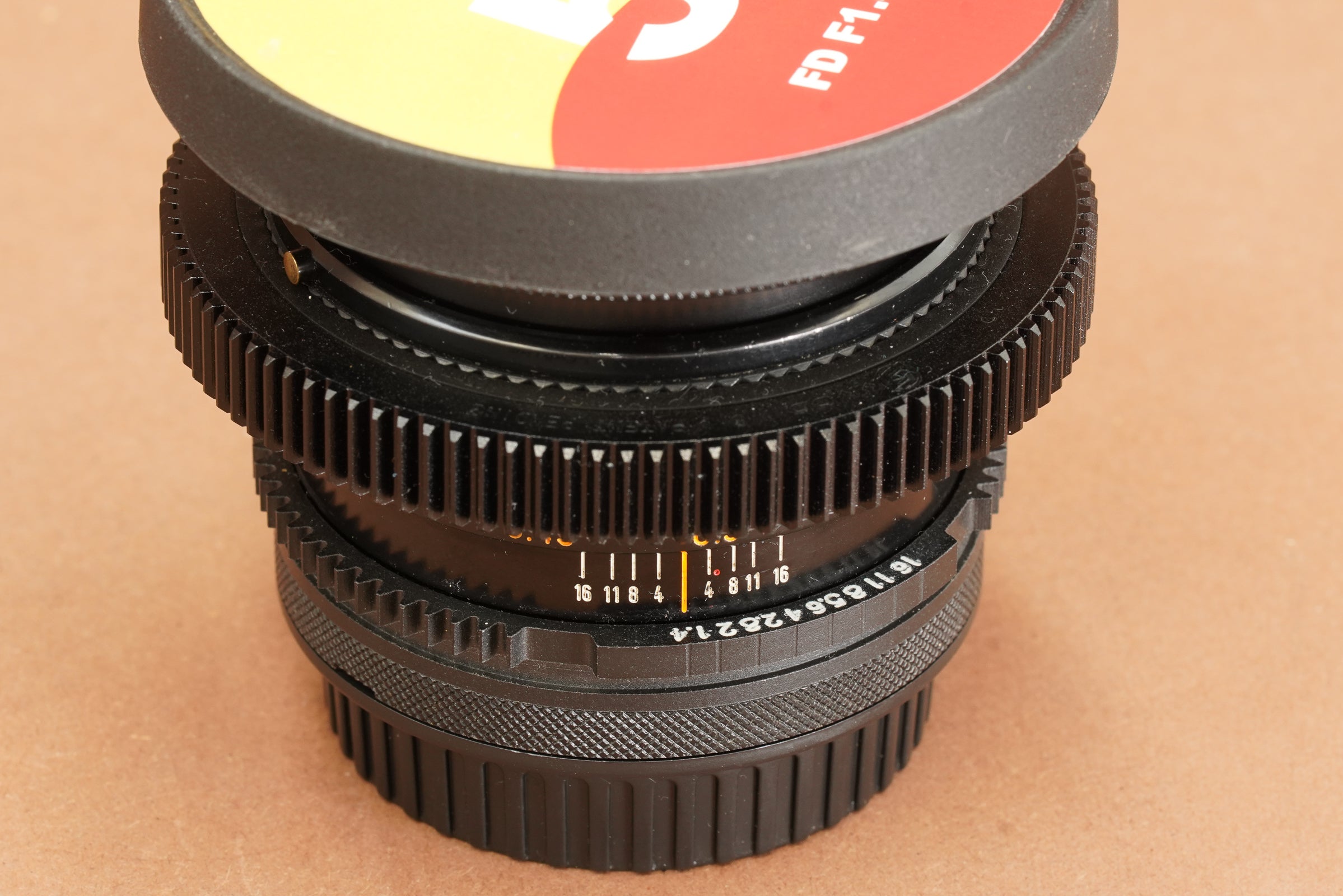 CINE-MODDED Canon FD 50mm f1.4 S.S.C.