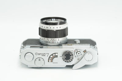 Canon 7 rangefinder with case
