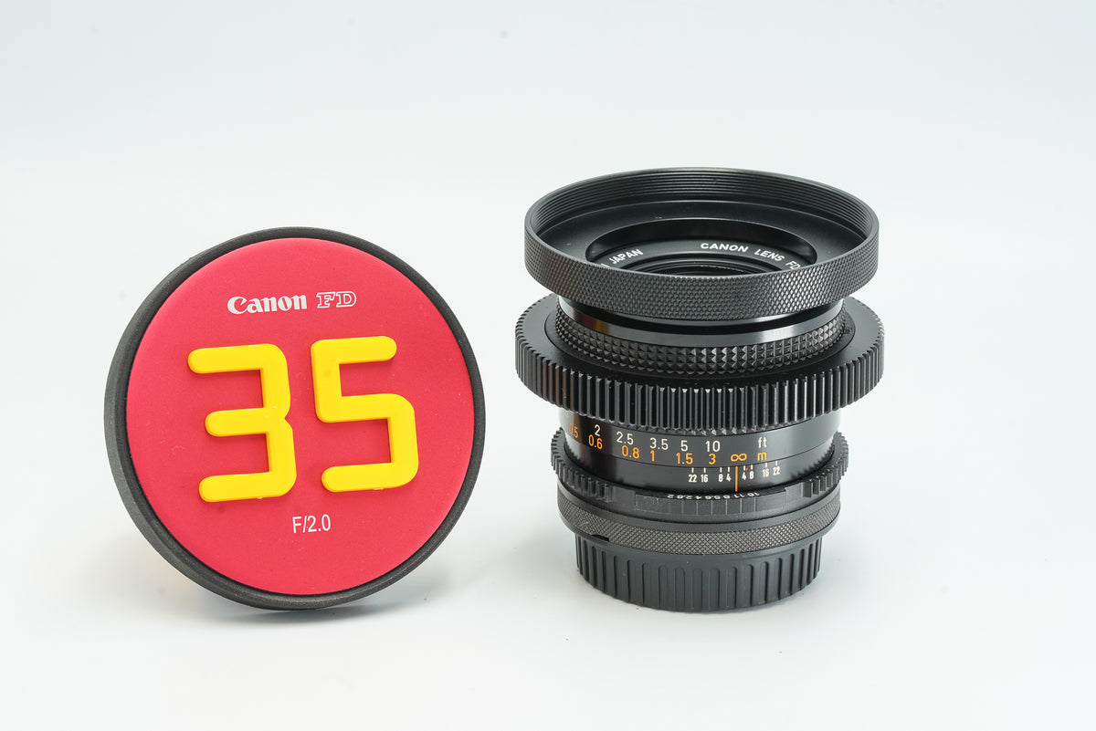 Canon FD 35mm f2.0 S.S.C. CINE MODDED to EF