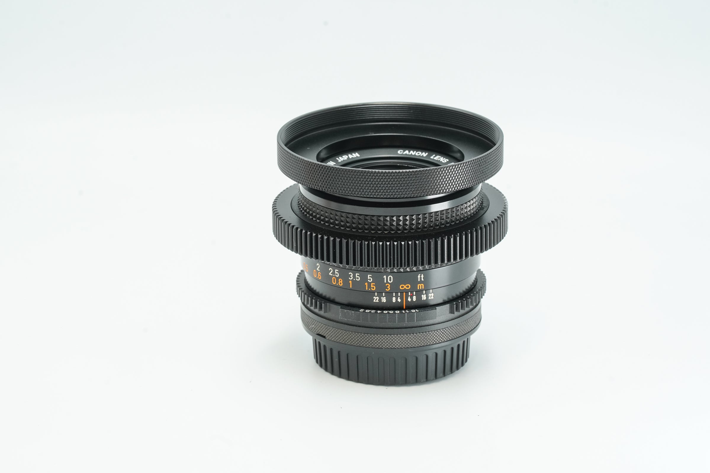 Canon FD 35mm f2.0 S.S.C. CINE MODDED to EF