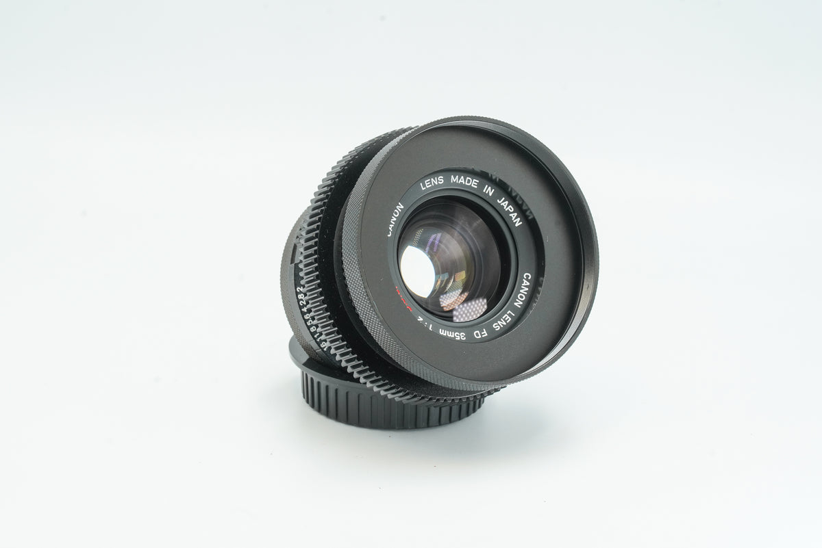 Canon FD 35mm f2.0 S.S.C. CINE MODDED to EF