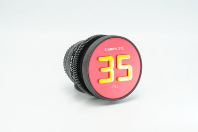 Canon FD 35mm f2.0 S.S.C. CINE MODDED to EF