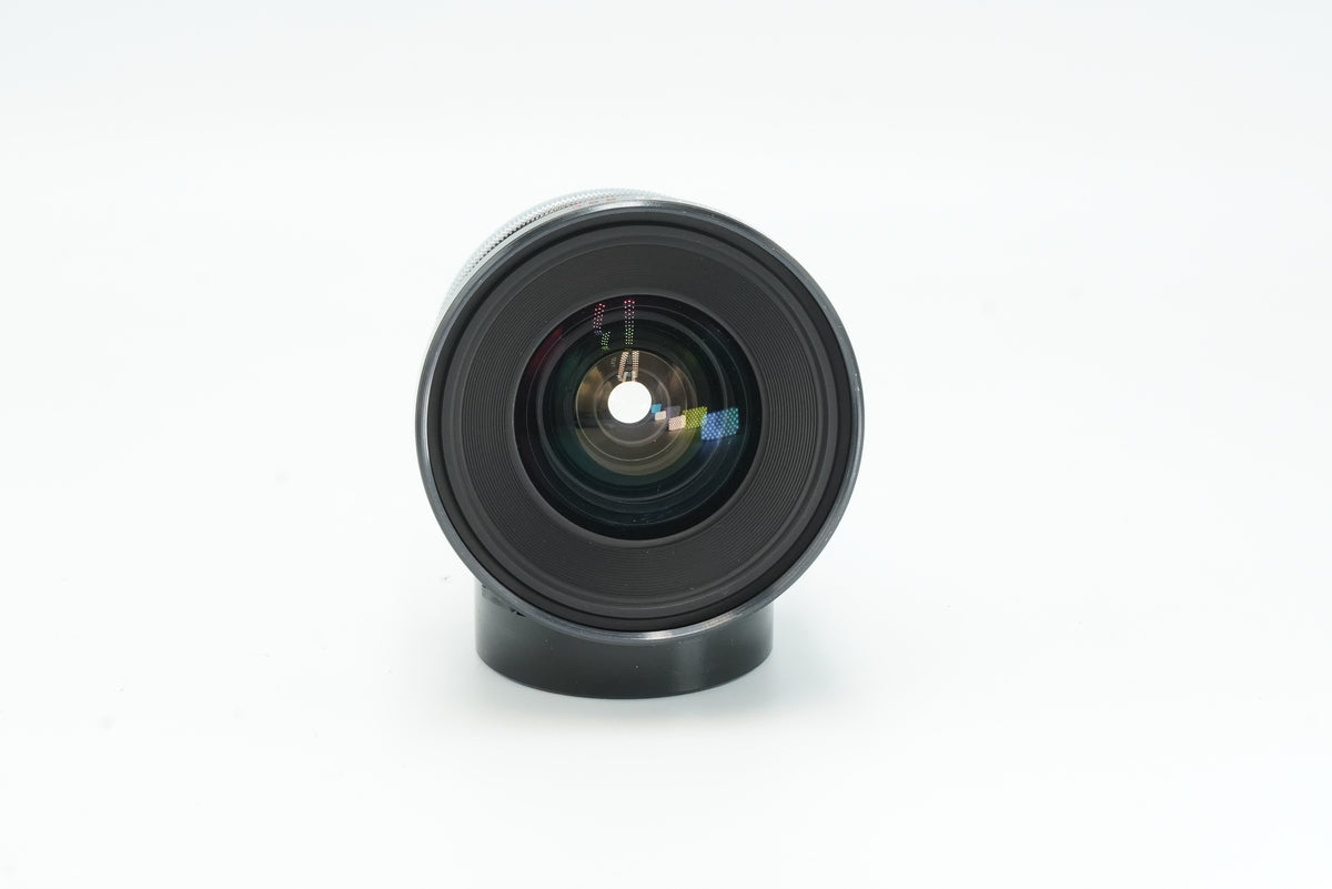 Canon FD 20mm f/2.8 front element straight on