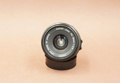 Canon nFD 35mm f/2.8 front element and name ring