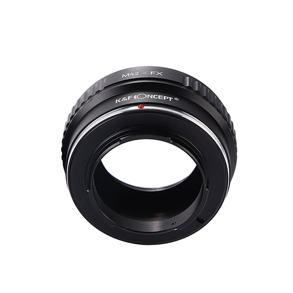 K&F Concept M42 to FX adapter, top view of the camera side