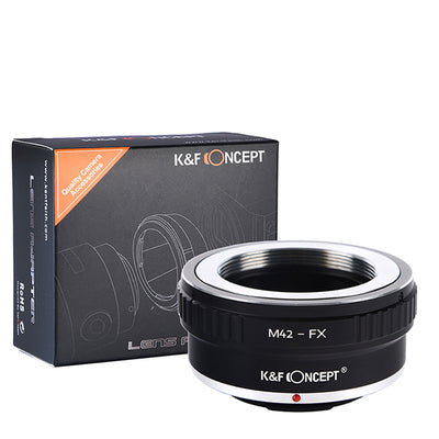 K&F Concept M42 to Fujifilm X lens adapter with box