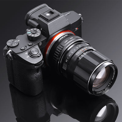 Sony A7 with a Takumar telephoto lens on the K&F Concept M42 to NEX adapter