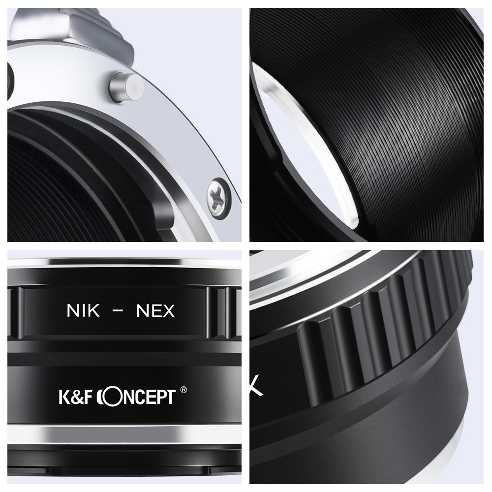 K&F CONCEPT Nikon (Ai-S)-NEX Sony E/FE Lens mount adapter