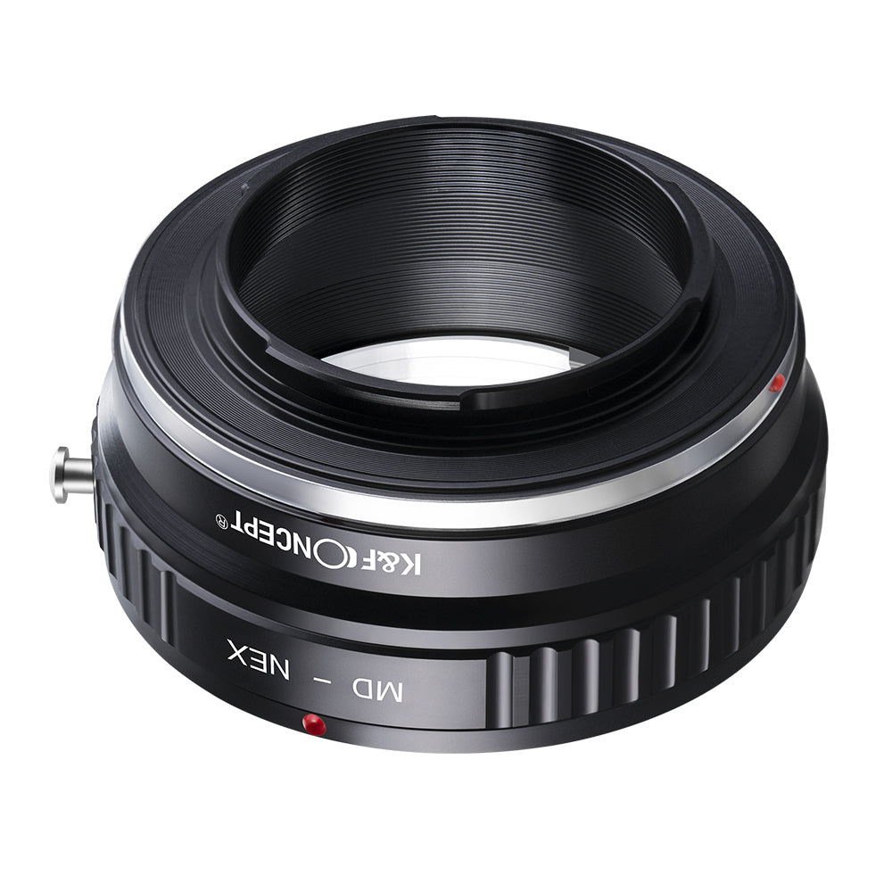 K&F Concept MD-NEX adapter, angled view of the camera side