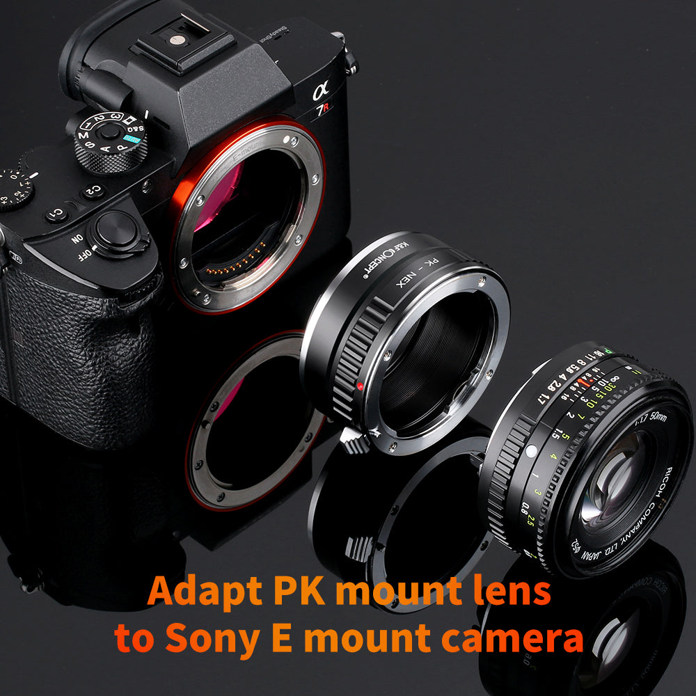 K&F CONCEPT Pentax K-NEX Sony E/FE Lens mount adapter
