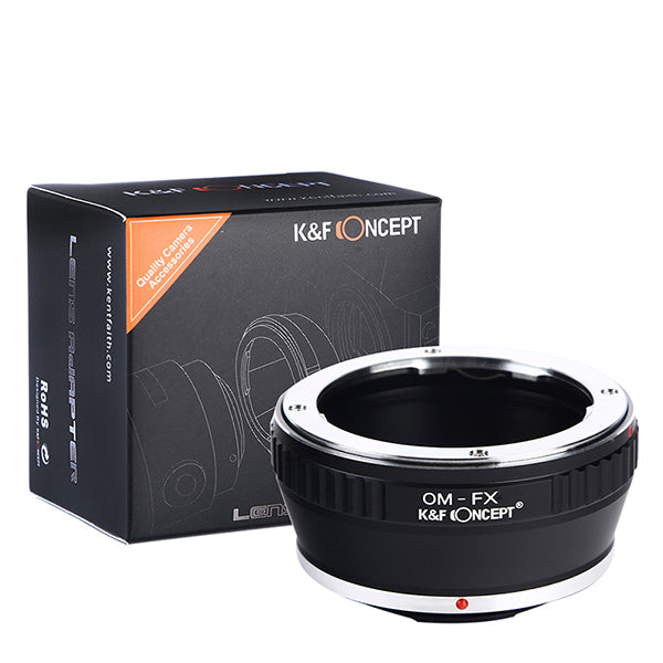 K&F CONCEPT Olympus OM Lens to Fuji X mount adapter