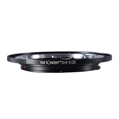 K&F Concept Olympus OM to Canon EF lens mount adapter, side view