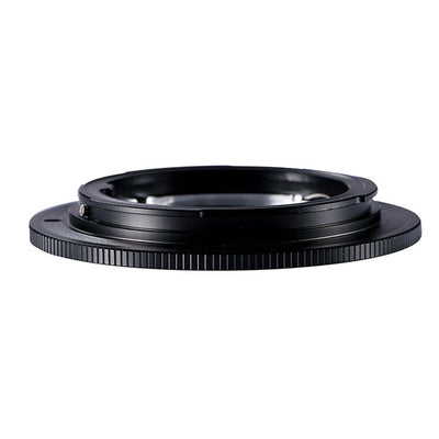 K&F Concept OM to EOS adapter, side profile of the EF mount