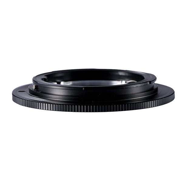 K&F Concept OM to EOS adapter, side profile of the EF mount