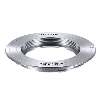 K&F Concept M42 to EOS adapter, M42 thread side with engraving