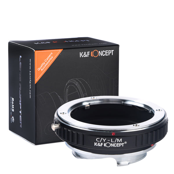 K&F CONCEPT Contax Zeiss CY Lens to LM Leica M mount adapter