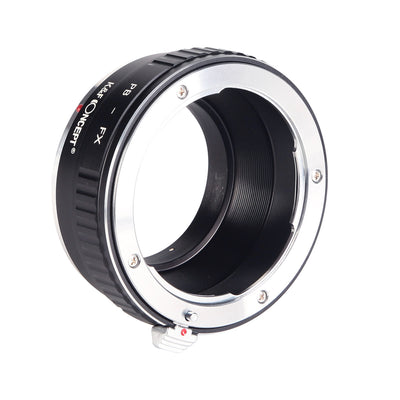 K&F Concept PB to FX adapter, angled view of the lens side