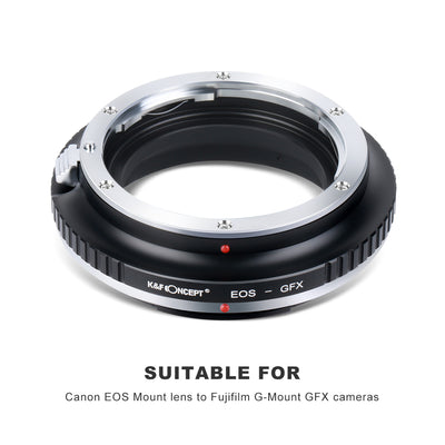 K&F CONCEPT Canon EF EOS Lens to Fuji GFX Medium Format mount adapter