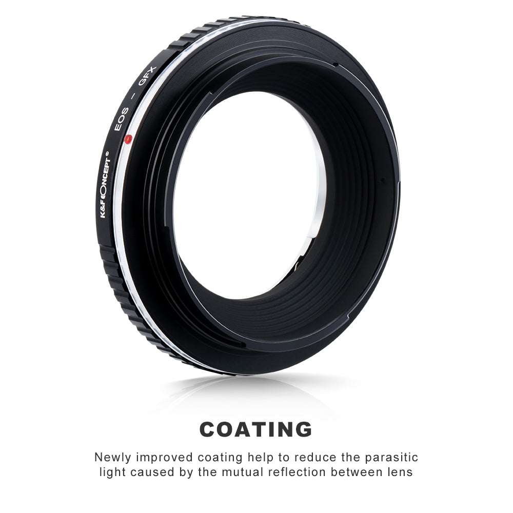 K&F CONCEPT Canon EF EOS Lens to Fuji GFX Medium Format mount adapter