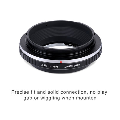 K&F CONCEPT Nikon F(AiS) Lens to Fuji GFX Medium Format mount adapter