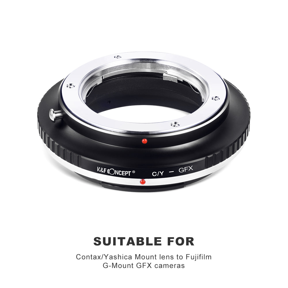K&F CONCEPT Contax Zeiss CY-GFX Fuji Medium Format Lens mount adapter