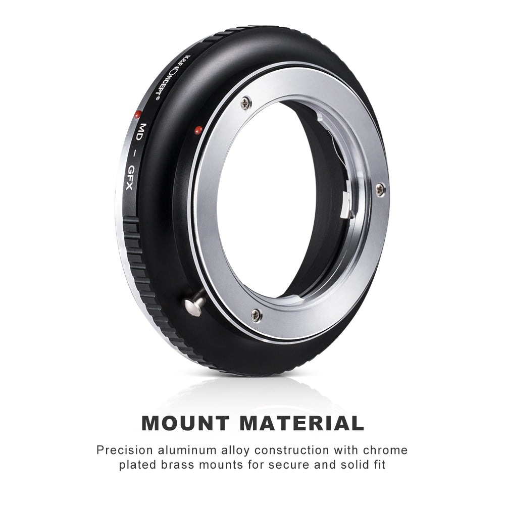 K&F CONCEPT Minolta MD-GFX Fuji Medium Format Lens mount adapter