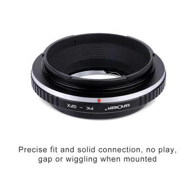 K&F CONCEPT Pentax K  Lens to Fuji GFX Medium Format mount adapter