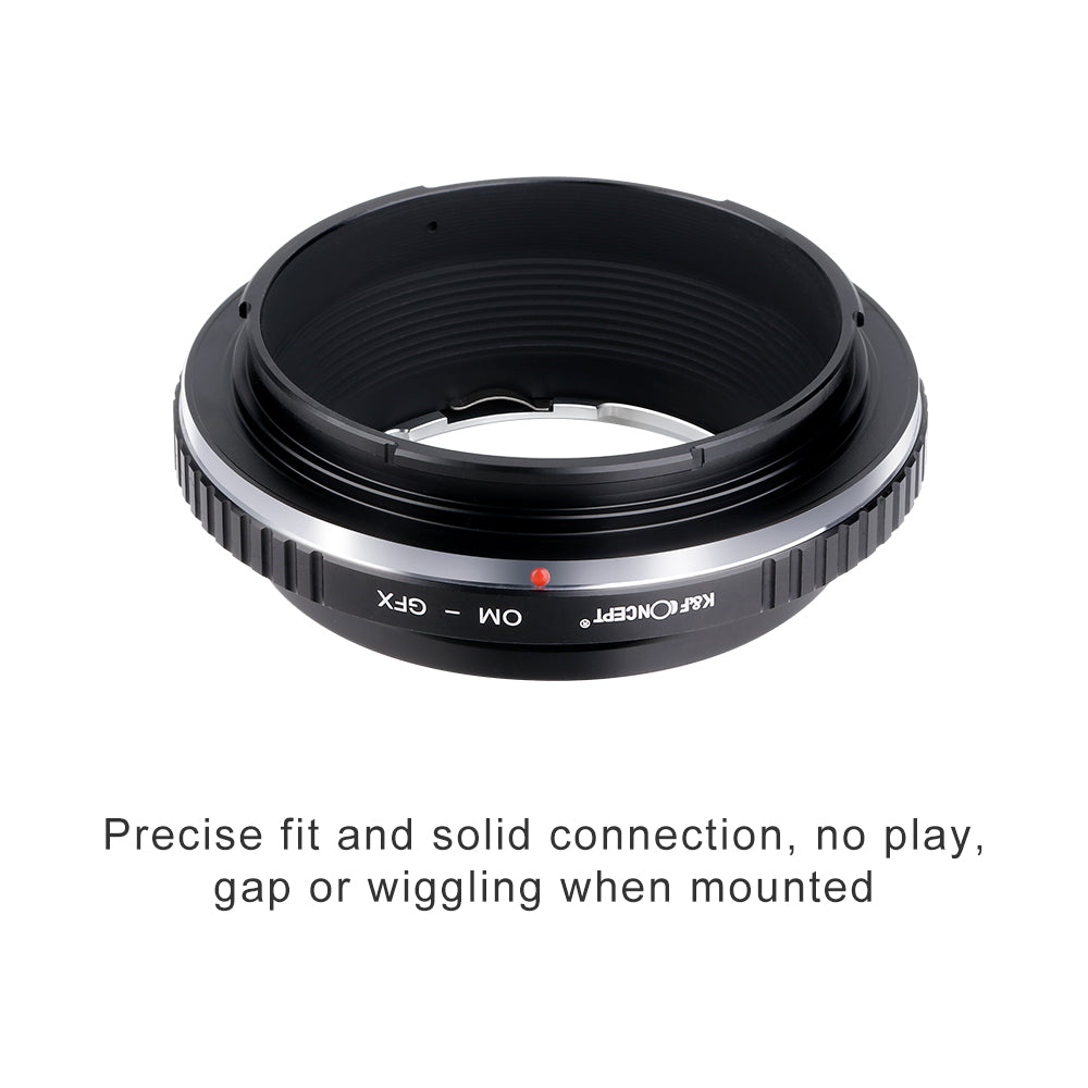 K&F CONCEPT Olympus OM Lens to Fuji GFX Medium Format mount adapter