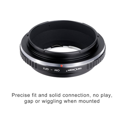 K&F CONCEPT Olympus OM Lens to Fuji GFX Medium Format mount adapter