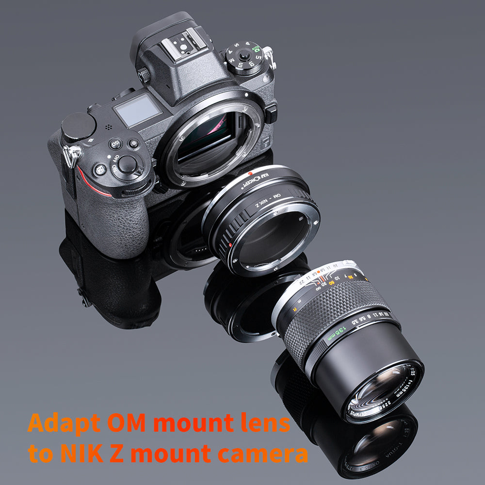 CLEARANCE SALE ! K&F CONCEPT Olympus OM-Z NIKON Z Lens mount adapter