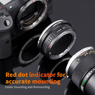 K&F CONCEPT Olympus OM Lens to Canon EOS R mount adapter