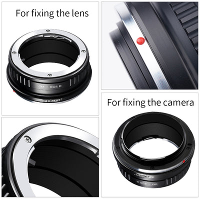 K&F CONCEPT Olympus OM Lens to Canon EOS R mount adapter