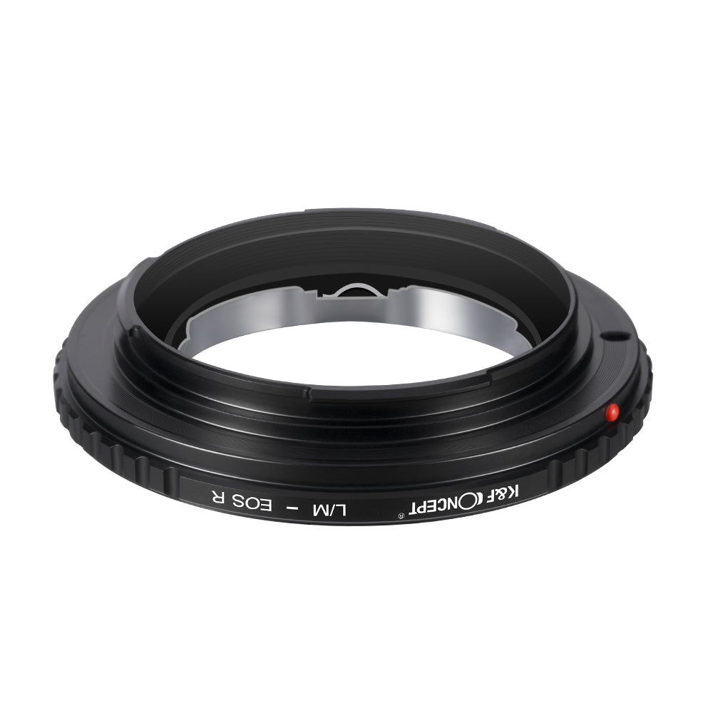K&F Concept LM to EOS R adapter, rear Canon RF mount angle view