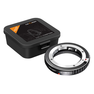 K&F Concept Leica M to Nikon Z lens mount adapter with storage case