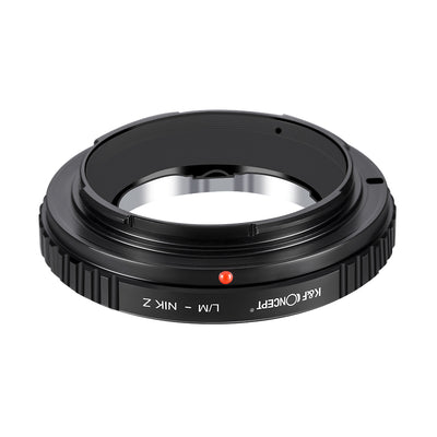 K&F Concept L/M to Nikon Z adapter, rear view with red index dot